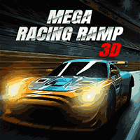 Mega Racing Ramp 3D Game Logo
